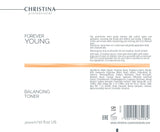 Composition and active ingredients of the Christina Forever Young balancing toner 300 ml