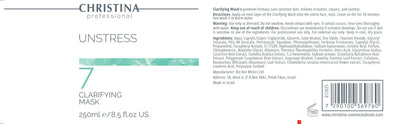 Christina Unstress Step 7: Clarifying Mask – maska do twarzy – na trądzik – na cerę naczynkową – mask