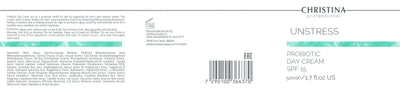Christina Unstress Probiotic Day Cream SPF 15 – krem z filtrem – SPF – na cerę naczynkową