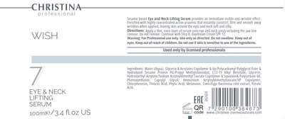 Christina Serum liftingujące do okolic oczu i szyi (krok 7) – SPF – serum