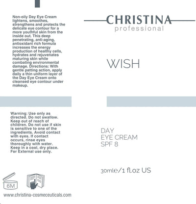 Christina Wish Day Eye Cream SPF 8 – krem pod oczy – SPF – cream