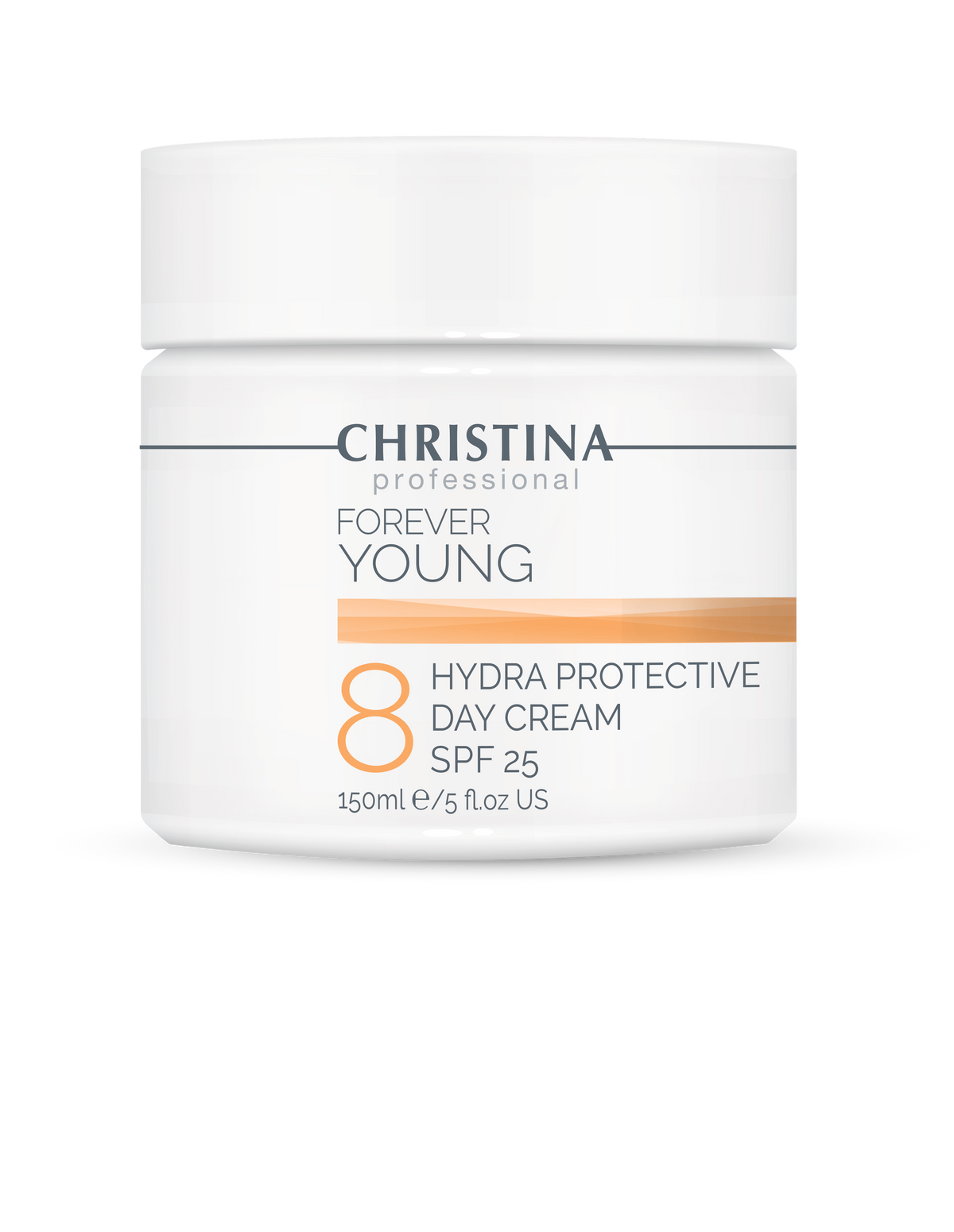 Christina Forever Young Hydra Protective Day Cream SPF 25 (krok 8) – krem ochronny na dzień, 150 ml, packshot bez tła