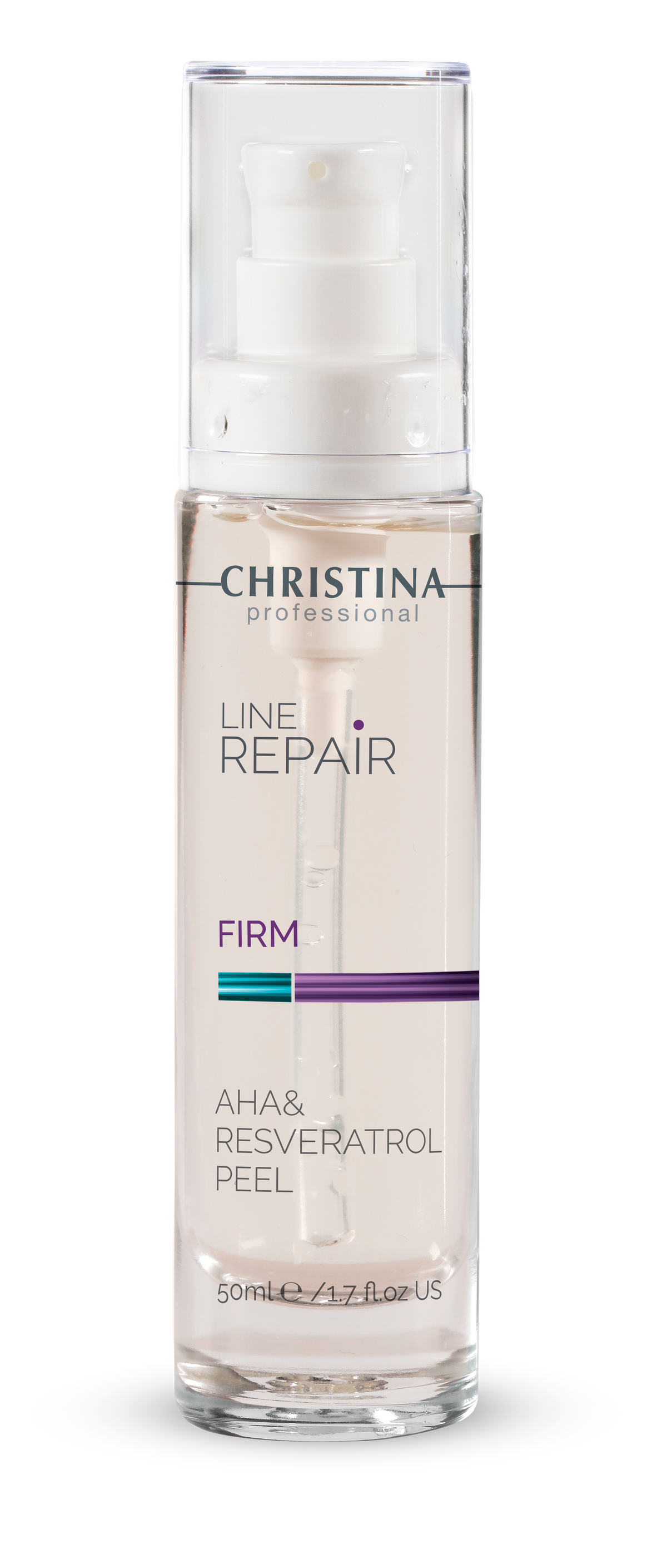 Christina Line Repair Firm AHA & Resveratrol Peel – packshot, transparent background