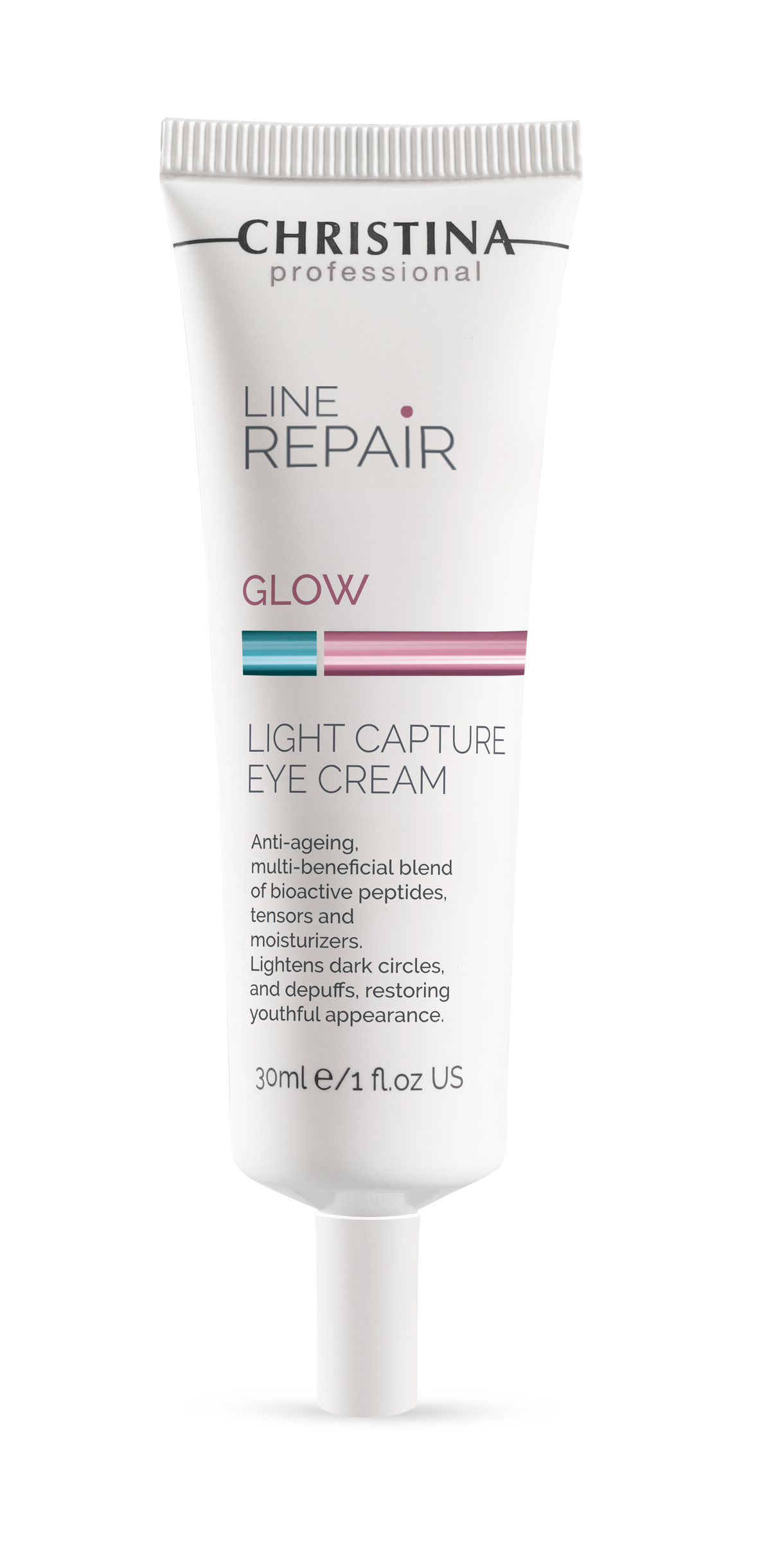 Christina Line Repair Glow Light Capture Eye Cream – packshot, transparent background