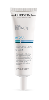 Christina Line Repair Hydra HA Eye & Neck Serum – packshot, transparent background