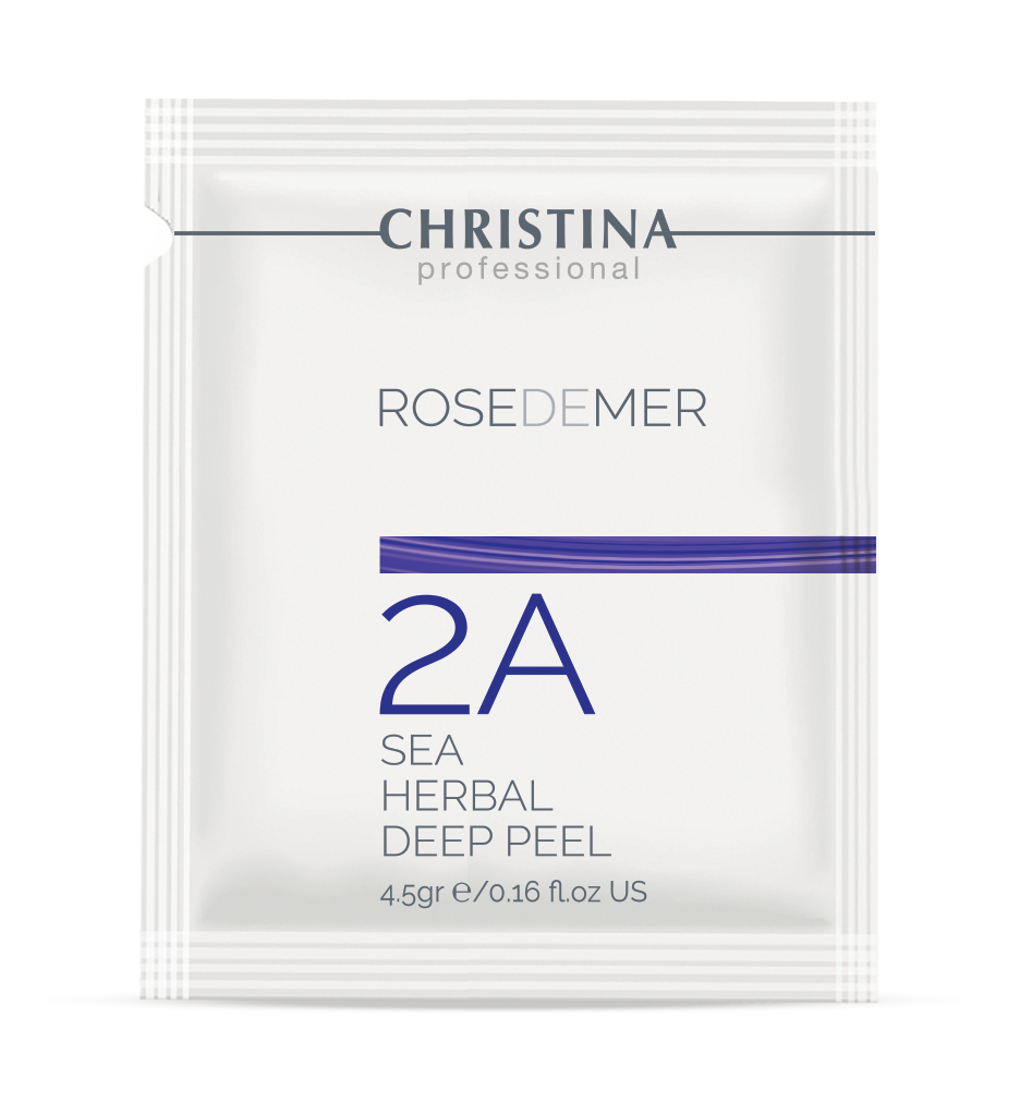 Christina Rose De Mer 2A+2B Sea Herbal Deep Peel Kit (20sachet+2activ) – peeling do twarzy