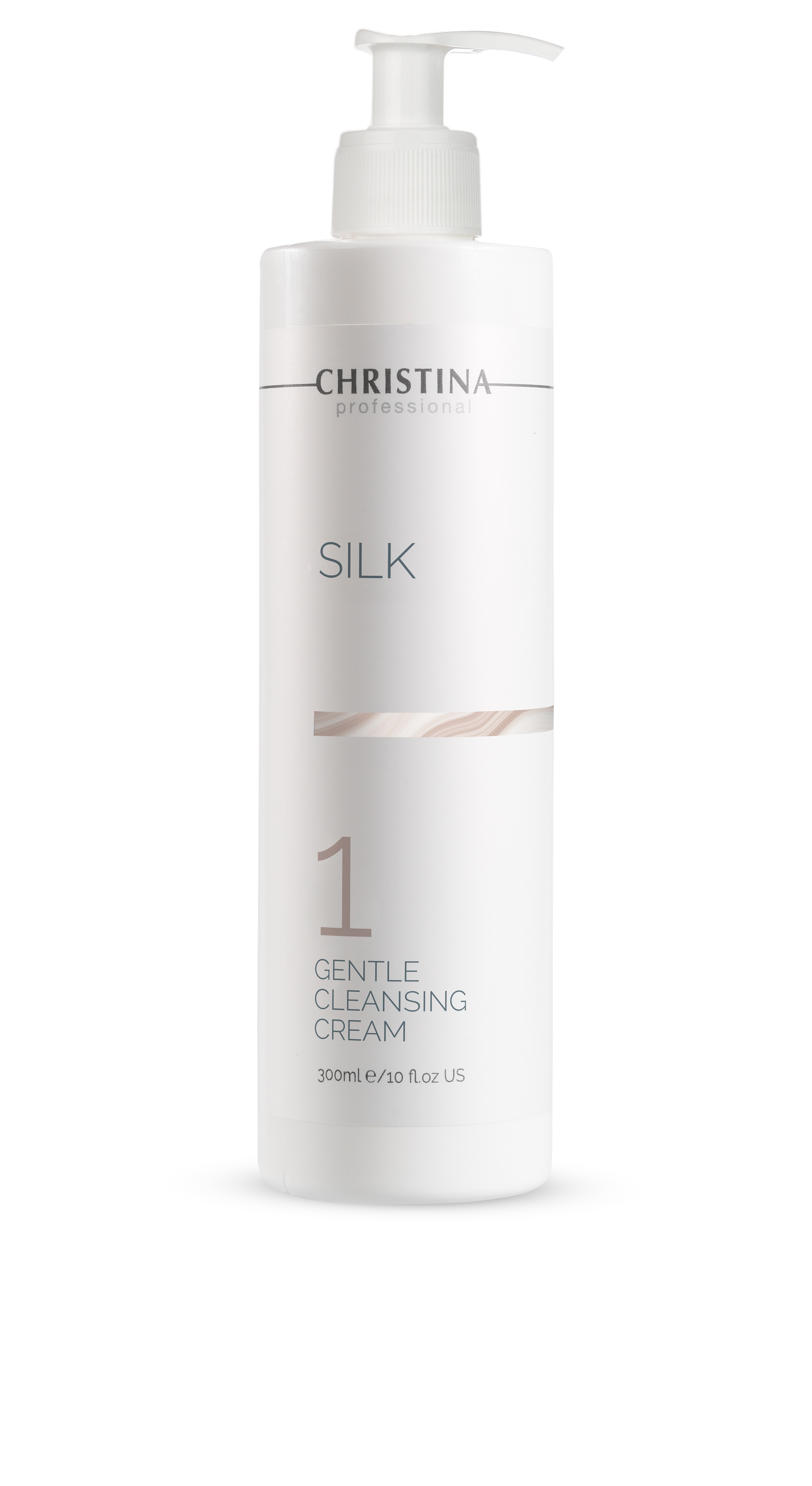 Christina Silk Gentle Cleansing Cream – delikatny krem oczyszczający (krok 1), packshot bez tła