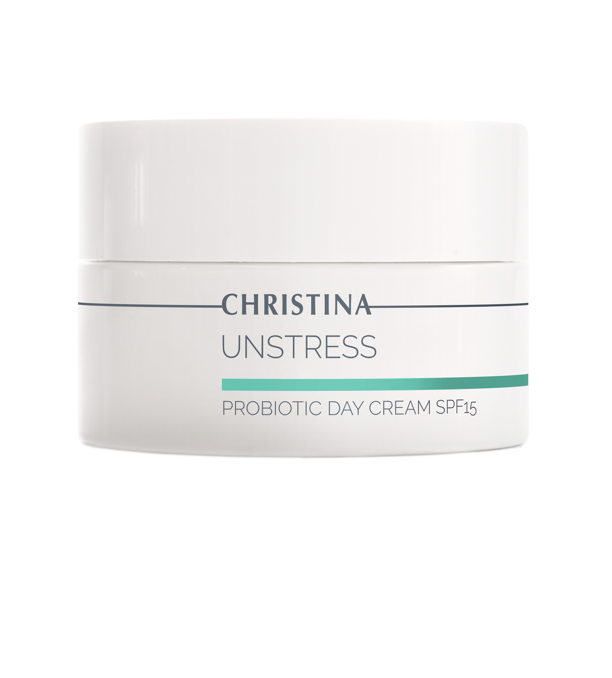 Christina Unstress Probiotic Day Cream – probiotic day cream, packshot on transparent background