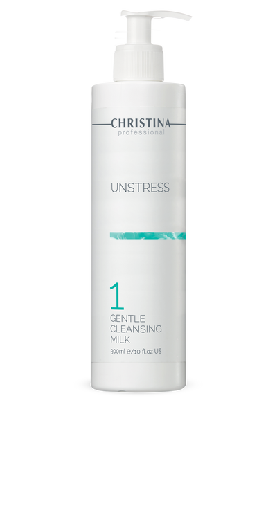 Unstress Step 1: Gentle Cleansing Milk — Soothing Cleansing Milk with Probiotics (for sensitive skin)