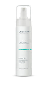 Christina Unstress Comfort Cleansing Mousse – for acne-prone skin – for couperose-prone skin