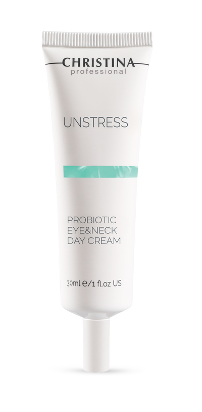 Unstress Pro Biotic Eye & Neck Day Cream — Krem pod oczy z probiotykami kojący