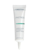 Christina Unstress Harmonizing Eye & Neck Night Cream – neck & décolleté care – retinol – for couperose-prone skin – cream